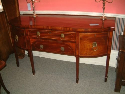 george 3rd mahogany inlaid sideboard