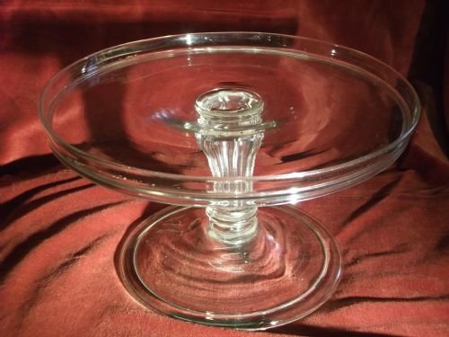 18thc english glass tazza