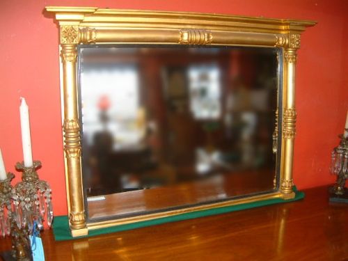 william 1vth giltwood overmantle mirror