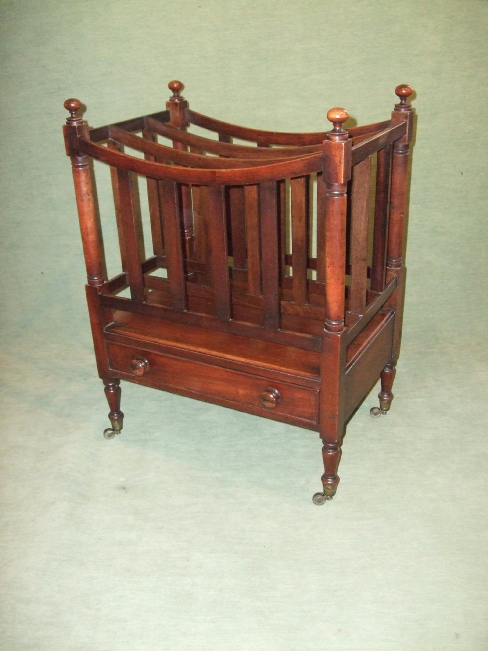 regency period mahogany canterbury