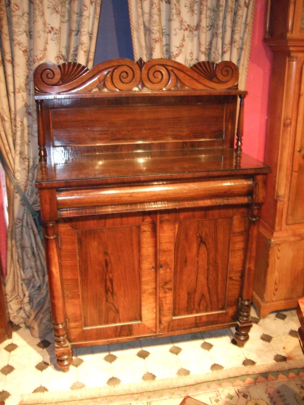 william ivth rosewood chiffonier