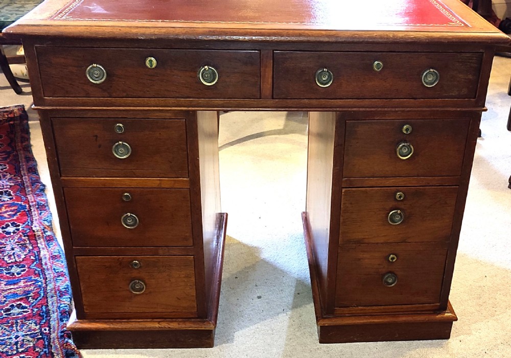 victorian pedestal desk