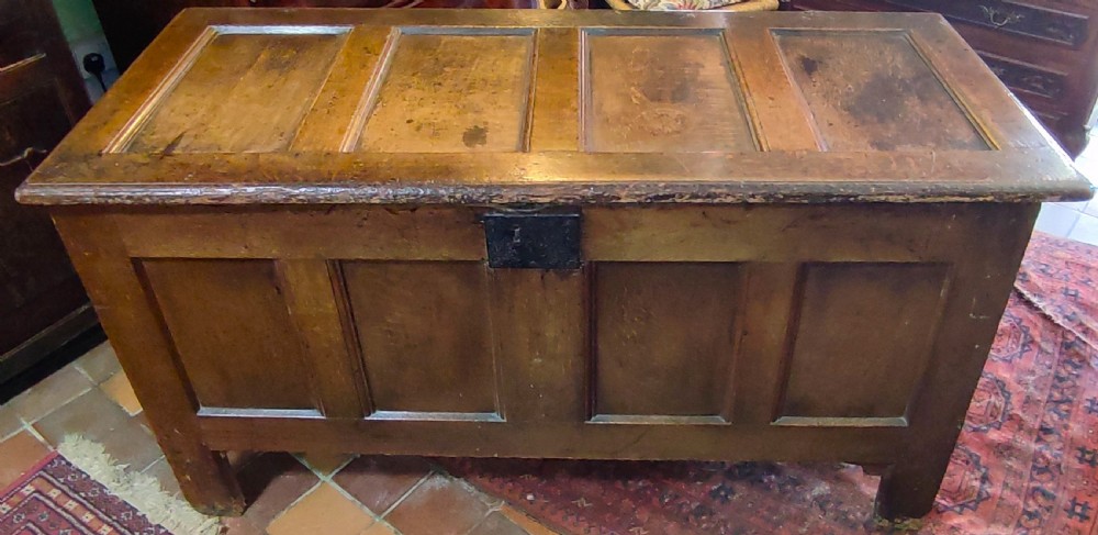 17thc oak coffer